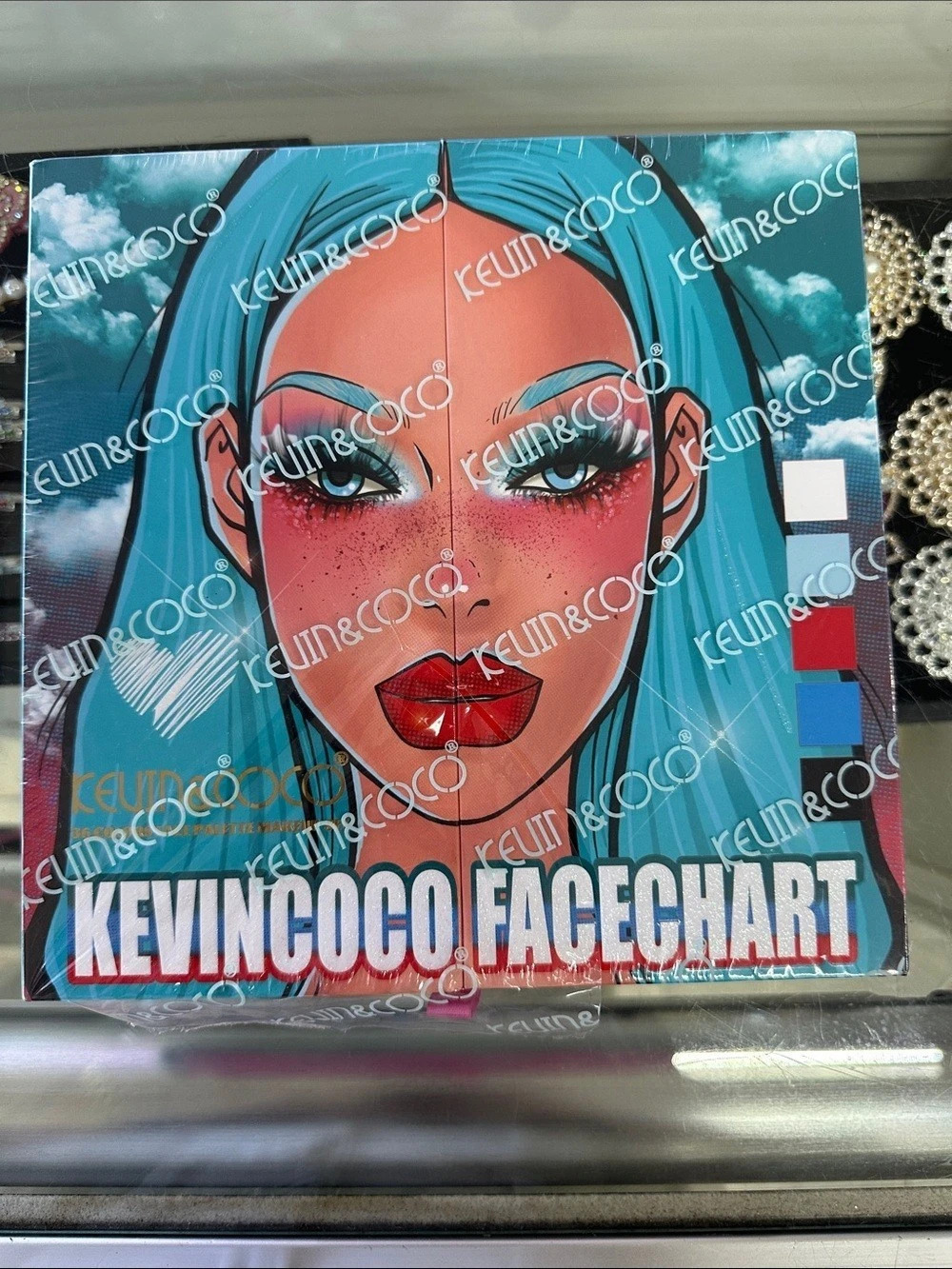 Kevyn coco facechart The Art of Precision: Eye Shadow Palette Eyeshadow Palette